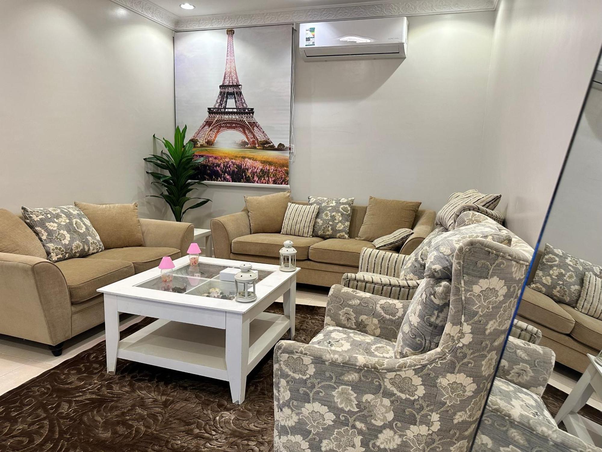 Apartment شقه غرفتين وصالة رقم 6 باثاث مودرن ودخول ذاتي Riyadh