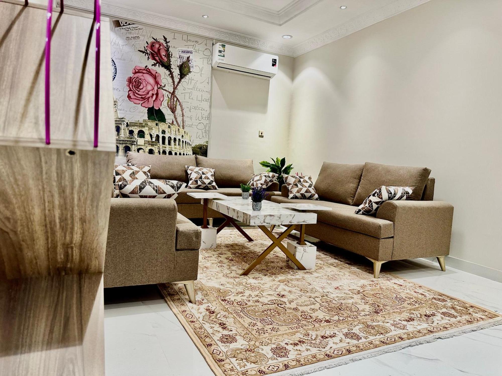 Apartment شقه غرفتين وصالة رقم 6 باثاث مودرن ودخول ذاتي Riyadh