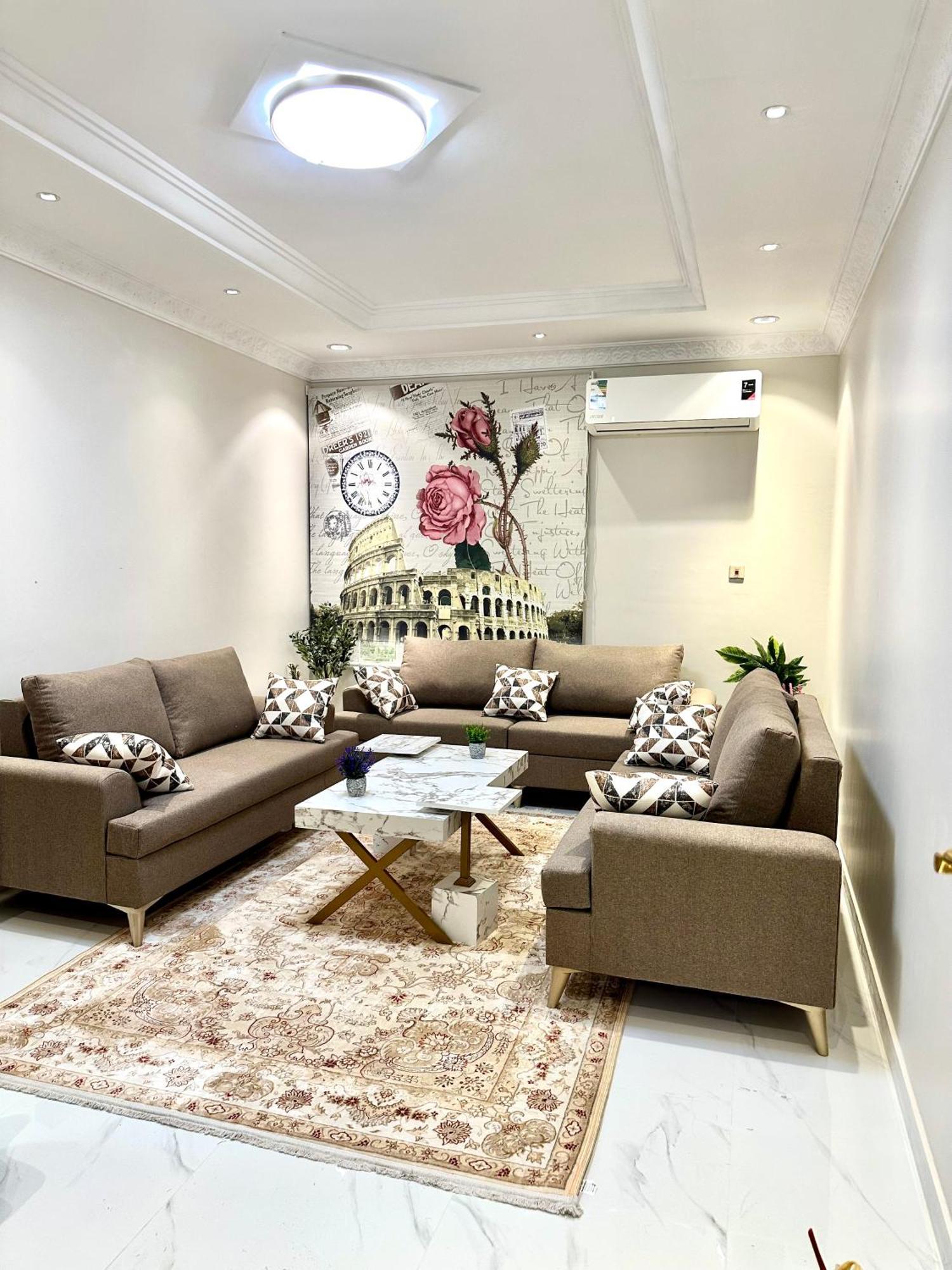 شقه غرفتين وصالة رقم 6 باثاث مودرن ودخول ذاتي Apartment Riyadh