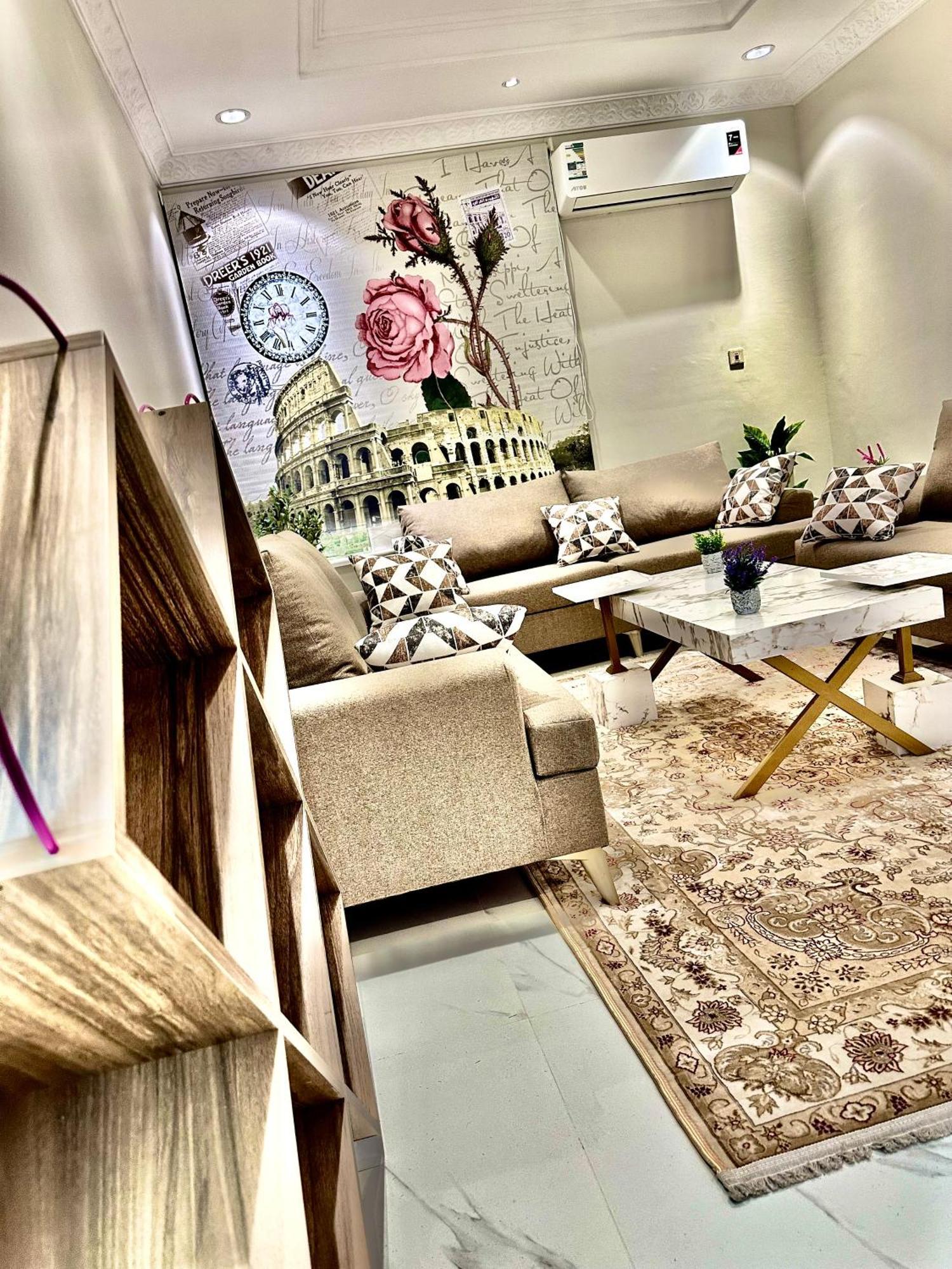 Apartment شقه غرفتين وصالة رقم 6 باثاث مودرن ودخول ذاتي